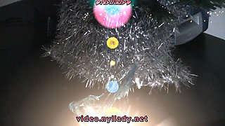 Hosed Feet Playing with a Shoe