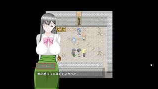 Hentai anime cartoon in a haunted house filled with wild adventures