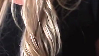 Beautiful blonde and brunette lesbian lovers finger fuck