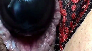 Thick Thigh Fat Pussy MILF Masturbation, Squirt & Anal Fingering