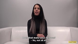 Czech Casting’s Drahomira Heat in a Bold Oral Audition