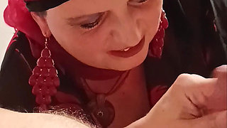 An Azerbaijani Woman in a Hijab Swallowed Sperm.