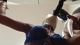 MILF Plays with Cock and Two Dildos with Cumshot on Her Face