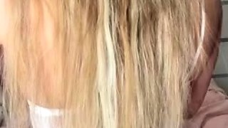 Daddyswallet Masturbates In White Lingerie With Dildo