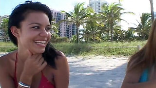 Hot girls take turns to suck a massive cock to a mouth cumshot