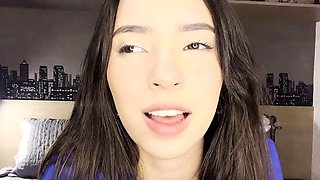 Latin Teen Babe Plays with Sex Toy on Webcam - Part 1