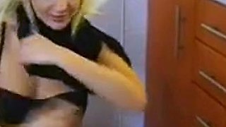 Blonde Amateur Princess's Webcam Striptease