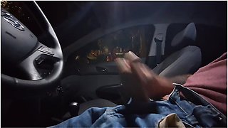 Risky Masturbation For A Redhead Who Was At The Bus Stop