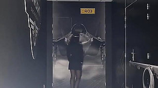 The Flight Attendant Boards in 7th Heaven on the Plane
