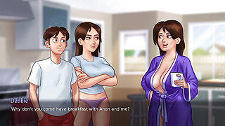Jenny and Roxxy Cheerleaders Training (Summertime Saga Gameplay)