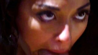 Interracial 3 shares a thick knob in gang sex