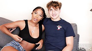 Kitten's big tits scene