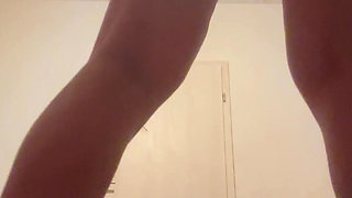 Silhouette Seduction - Shadows on My Curves in White Lingerie