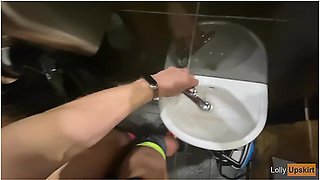 Stranger Fucked College Girl In The Toilet