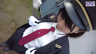 Rail-tease Rendezvous with a Short-cut Cutie Savoring Every Warm Drop Part.2