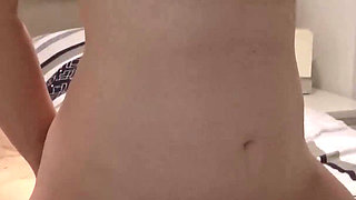 Girl Fucks His Face and Cums in His Mouth, Femdom Facesitting, Cum Feeding, Shaking Orgasm