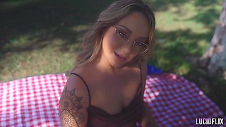 LUCIDFLIX The author with Remy LaCroix