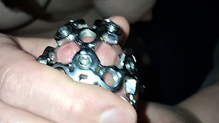 Letting Hubby Out of His Spiked Cage
