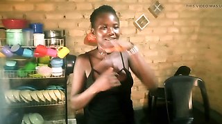 Funny, blacked, grinning