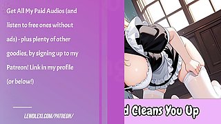 Your Tsundere Maid Cleans You Up - Erotic Audio Roleplay