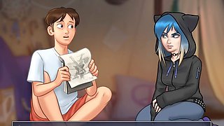 My friend gets undressed for me during summertime saga chapter