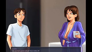 Stepmom and stepsister caught bathing – I fuck them both