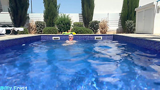 Outdoor Blowjob at Our Villa