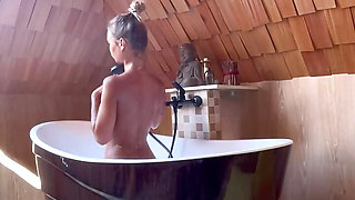 Busty Monika Fox Washes Herself In Bath