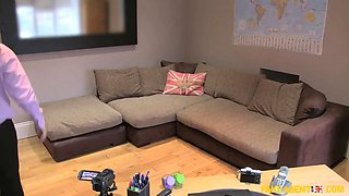 Faux agent uk - Sienna Day takes very first assfucking creampie in a casting
