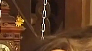 Mature Brunette MILF Chained and Explored by Masked Man