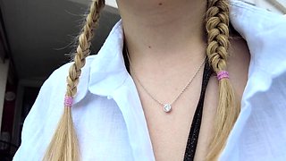 Amateur striptease and Solo masturbation