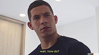 Emma Anturin Anal Queen: Skinny Latina Teen Fucks Step Dad in Bedroom Doggystyle Creampie