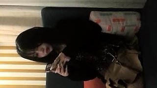 Cute amateur Asian web cam girl teases her great body