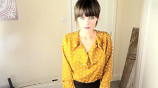 Wild Girl Brunette Solo Masturbation