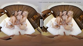 Lexi Luna Worshipped by Kayley Gunner and Paisley Porter in POV Cock Tease