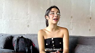 This LATINA TEEN had her first ORGASM