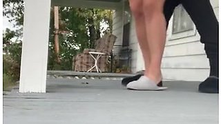 Neighbors Came Home Early And Almost Caught Fat Booty Wife Having Affair With Bbc