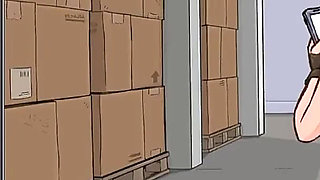 Barely Working Part-2! Hot Slut Is Fucked in Construction Duty Warehouse!