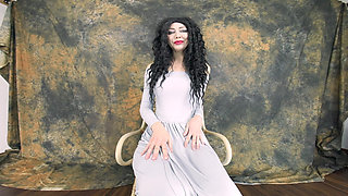 Hotkinkyjo in Long Dress Self Anal Fisting & Prolapse in Studio