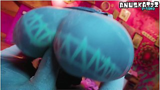 Lily Lu In Maid Punished With Relentless Tattooed Dick - Anal In The Kitchen