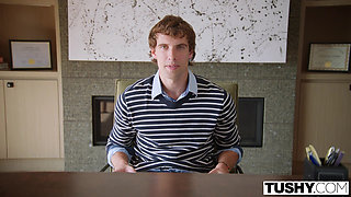 TUSHY Gorgeous Anal Nympho Valentina Nappi Seduces College Campus Stud