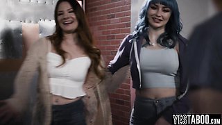 Lesbian landlady seduces tenants wife GF