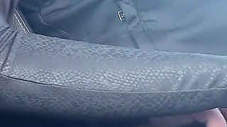 I Asked the Taxi Driver to Stop, Took a Blowjob Selfie, and Got a Lot of Cum