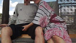 Hot Spring Trip, Foot Bath, Fellatio