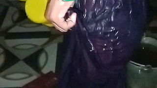 Priya’s New Bathing Video in Petticoat - Hot Bathing