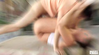 Reality kings - lisa belys sneakily sucks her bf friend's penis then takes him in the kitchen for a proper pound