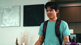 Stepdad Fucks GF as stepson Watches