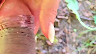 Deep Blowjob Outdoors in a Public Park, Blonde MILF Gets Cum in Mouth&on Face, Hard Doggystyle Fucking, Cum in Pussy, Piss Fetish