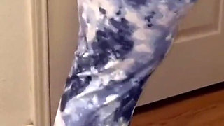 Desperate for Pee Pissing My Pants Dripping Down to My Feet