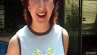 Hot retro beauty sucks stranger's cock